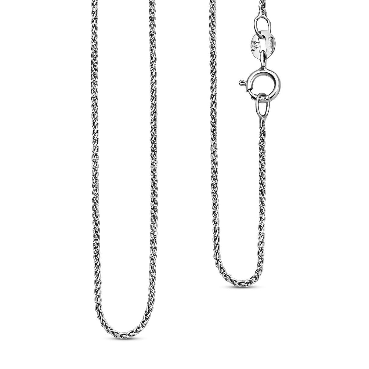 ILIANA 18K White Gold Chain in Spiga Pattern from JCK Vegas Collection, Gold Wt. 2.700 Grams 2862368 0