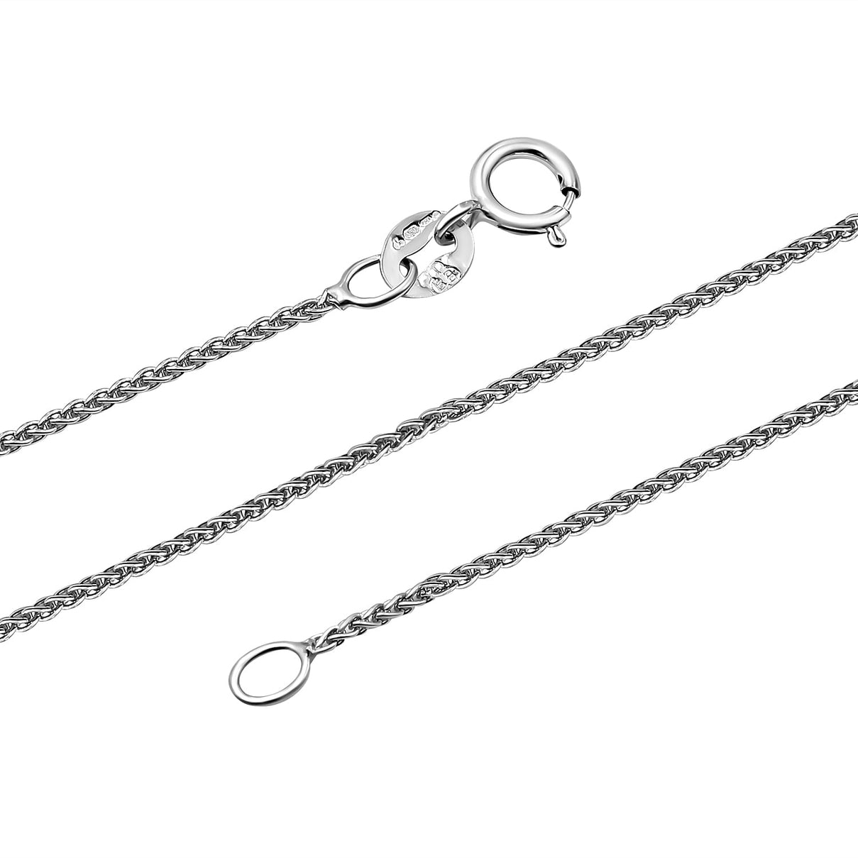 ILIANA 18K White Gold Chain in Spiga Pattern from JCK Vegas Collection, Gold Wt. 2.700 Grams 2862368 3