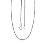 JCK Vegas Collection - 18K White Gold Spiga Chain (Size 20) with Spring Ring Clasp
