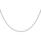 18K W Gold  Chain (Size - 18),  Gold Wt. 1.9 Gms