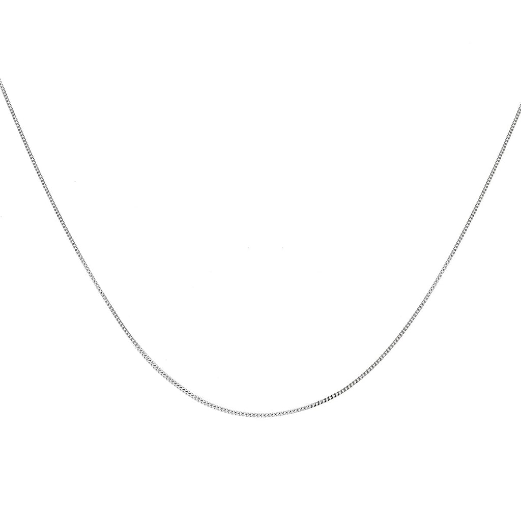 18K W Gold  Chain (Size - 16),  Gold Wt. 4.7 Gms