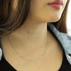 18K W Gold  Chain (Size - 20),  Gold Wt. 2 Gms