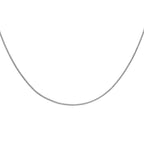 18K W Gold  Chain (Size - 16),  Gold Wt. 1.7 Gms