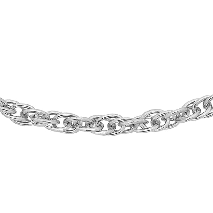 ILIANA 18K White Gold Prince of Wales Chain 18 Inch 7574257 1