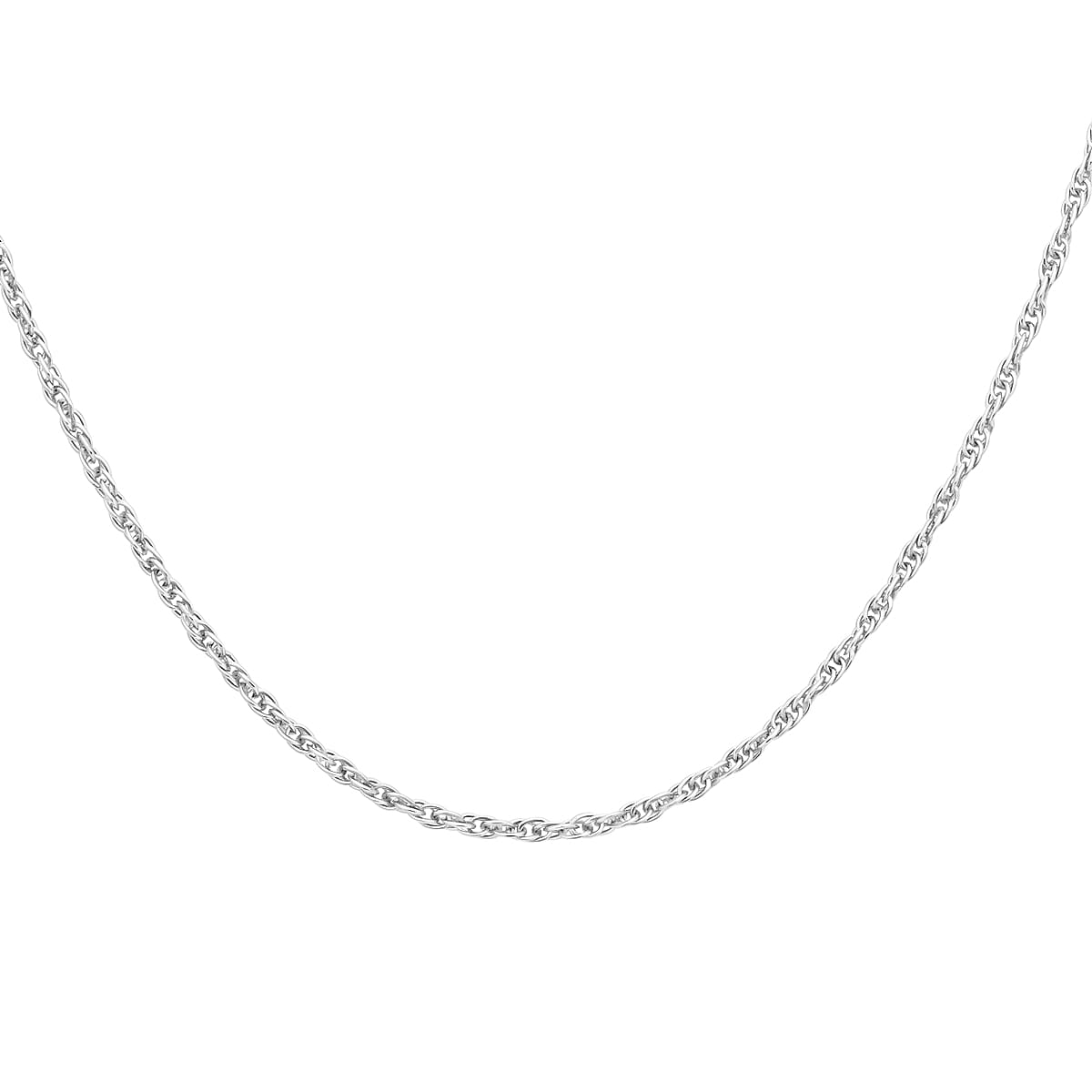 ILIANA 18K White Gold Prince of Wales Chain 18 Inch 7577600 1