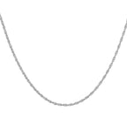 18K W Gold  Chain (Size - 20),  Gold Wt. 1.4 Gms