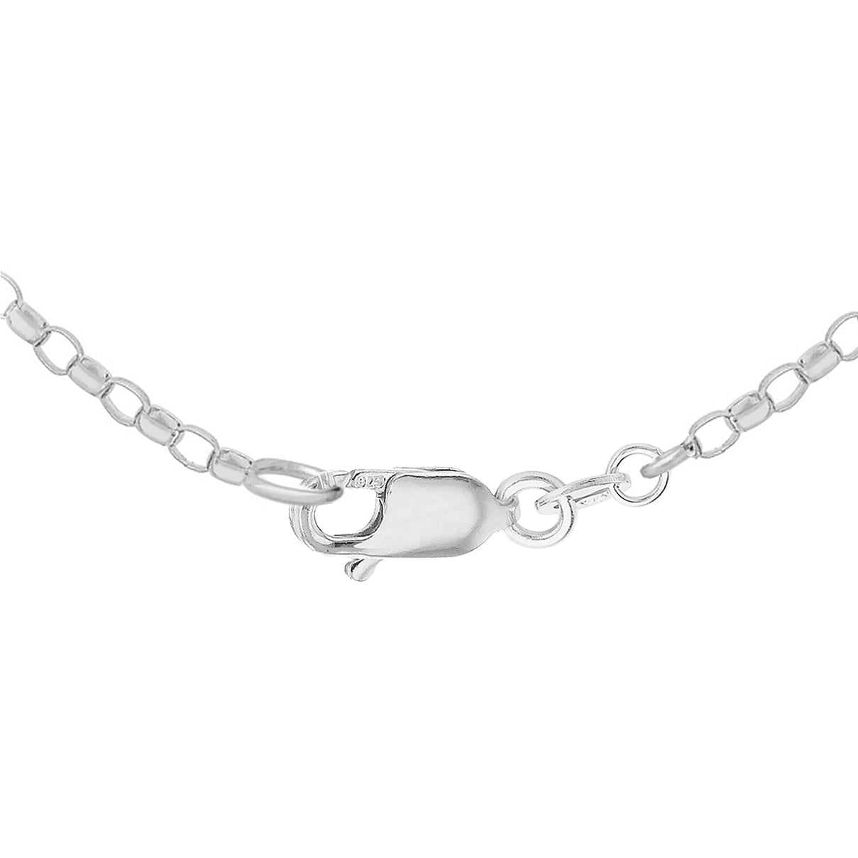 ILIANA 18K White Gold Round Belcher Chain 18 Inch 7570529 4