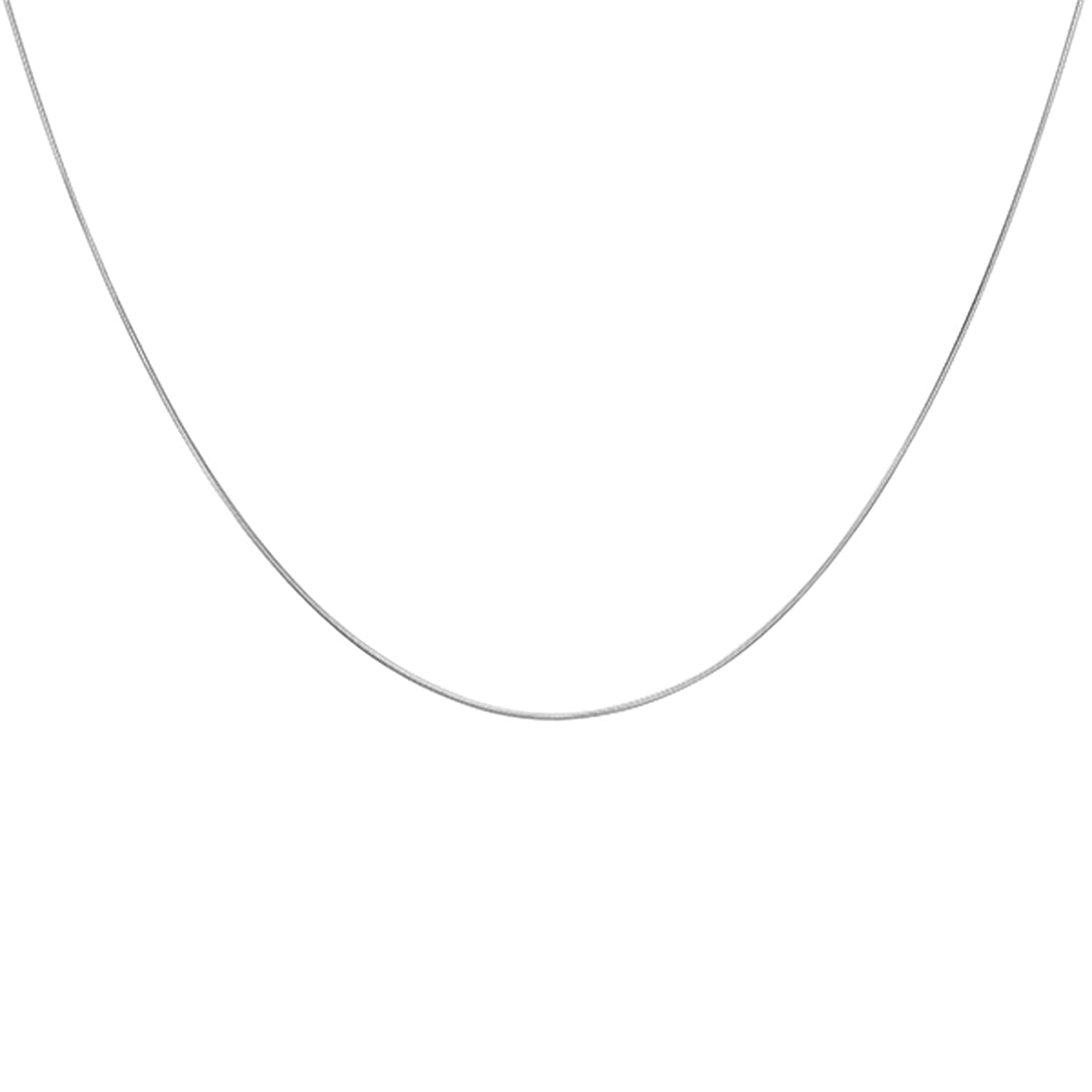 ILIANA 18K White Gold Round Snake Chain 20 Inch 7192274 3