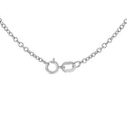 18K White Gold Trace Chain With Spring Ring Clasp (Size - 16)