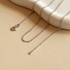 18K W Gold  Chain (Size - 18),  Gold Wt. 2.6 Gms