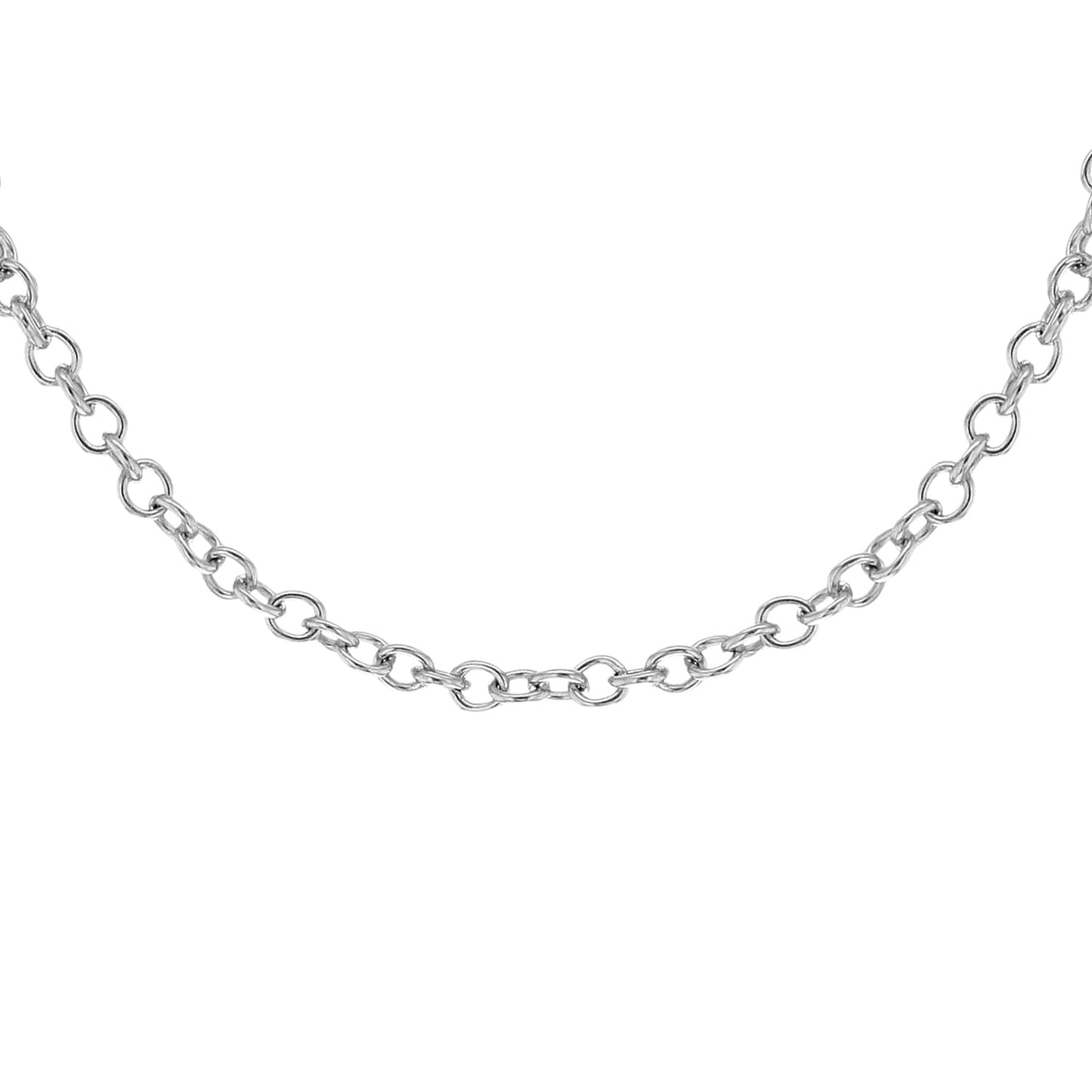 ILIANA 18K White Gold Trace Chain 18 Inch 7575401 3