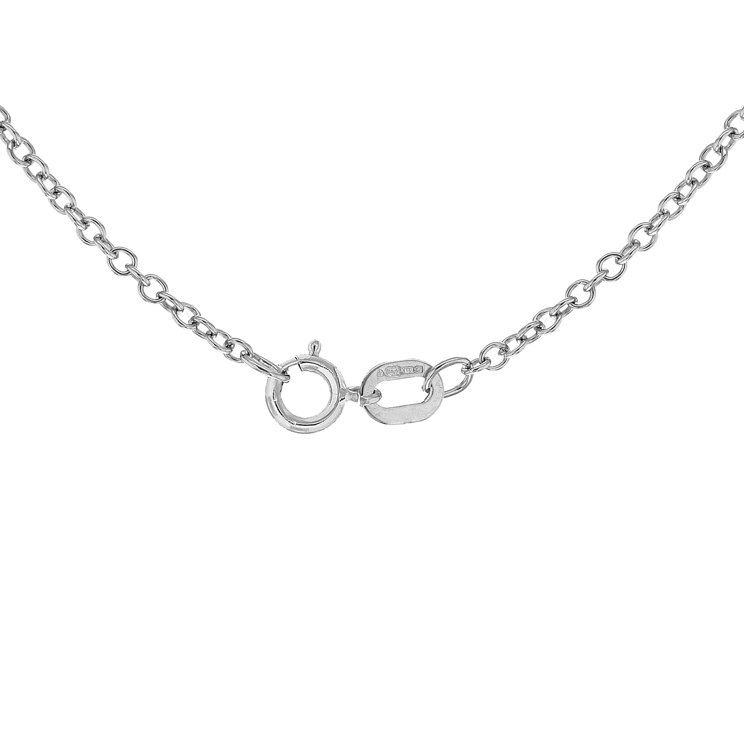 ILIANA 18K White Gold Trace Chain 18 Inch 7575401 4