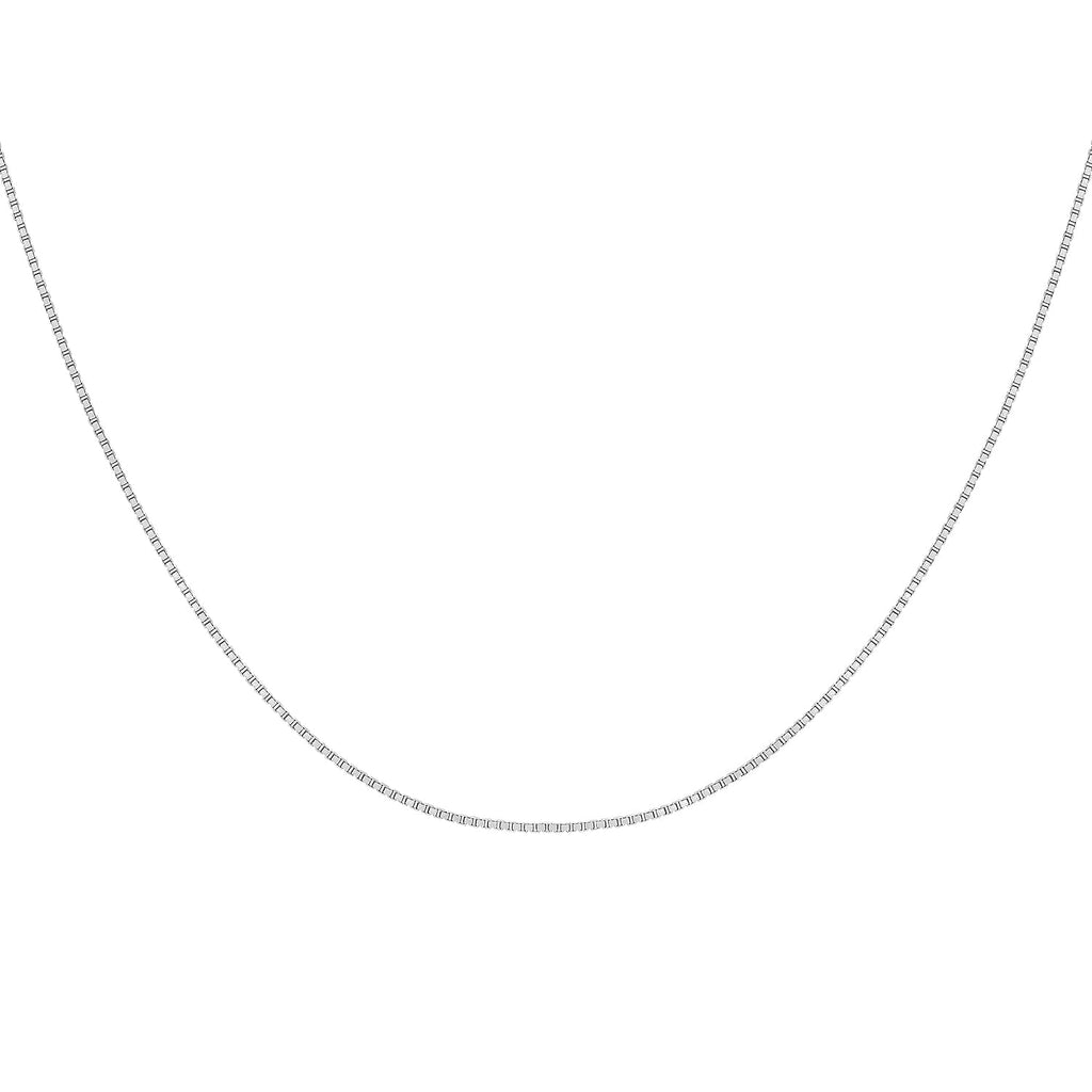 18K W Gold  Chain (Size - 18),  Gold Wt. 2.7 Gms