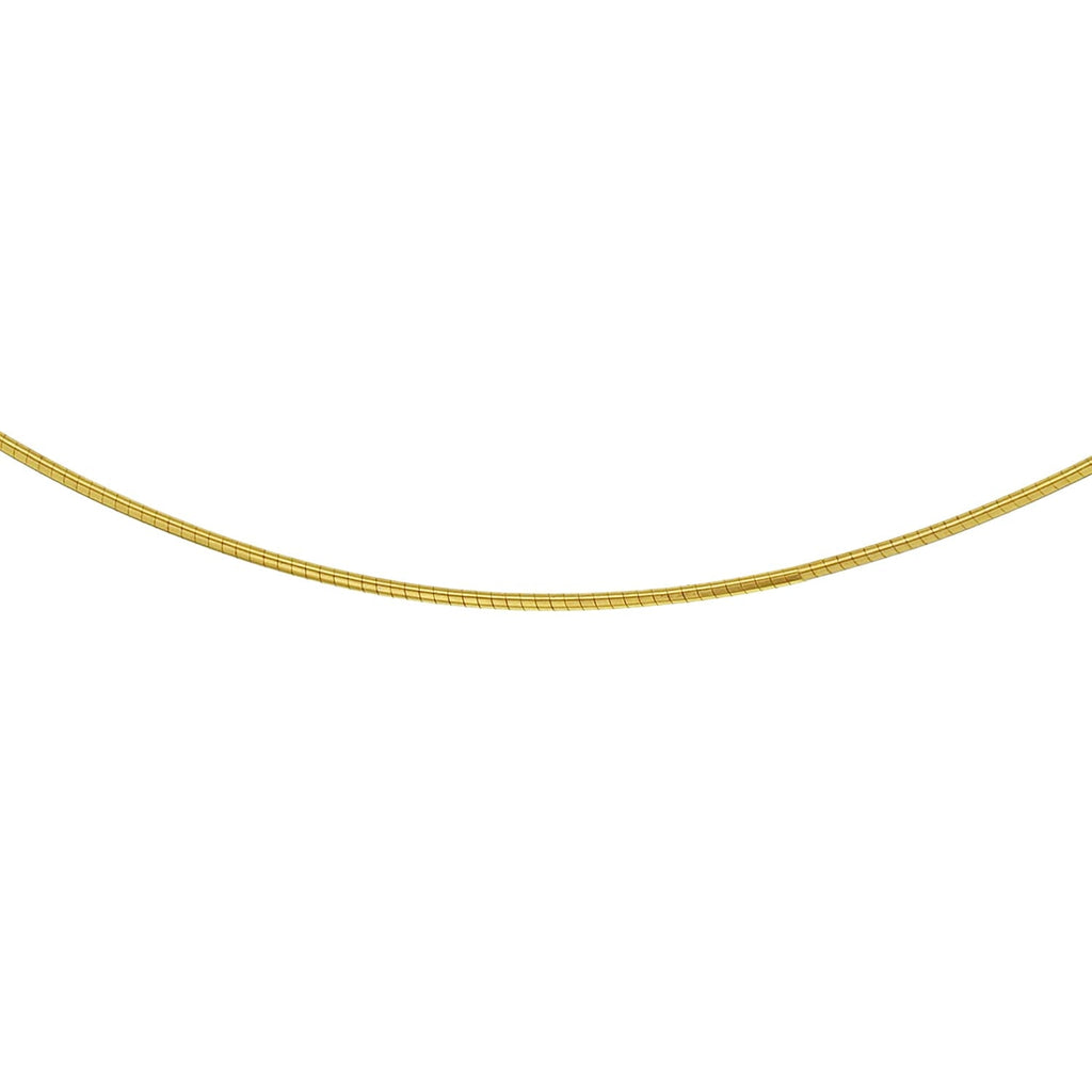 18K Yellow Gold  Chain (Size - 17),  Gold Wt. 3.9 Gms