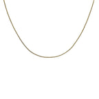 18K Yellow Gold Curb Chain With Spring Ring Clasp (Adjustable Size - 16-18)