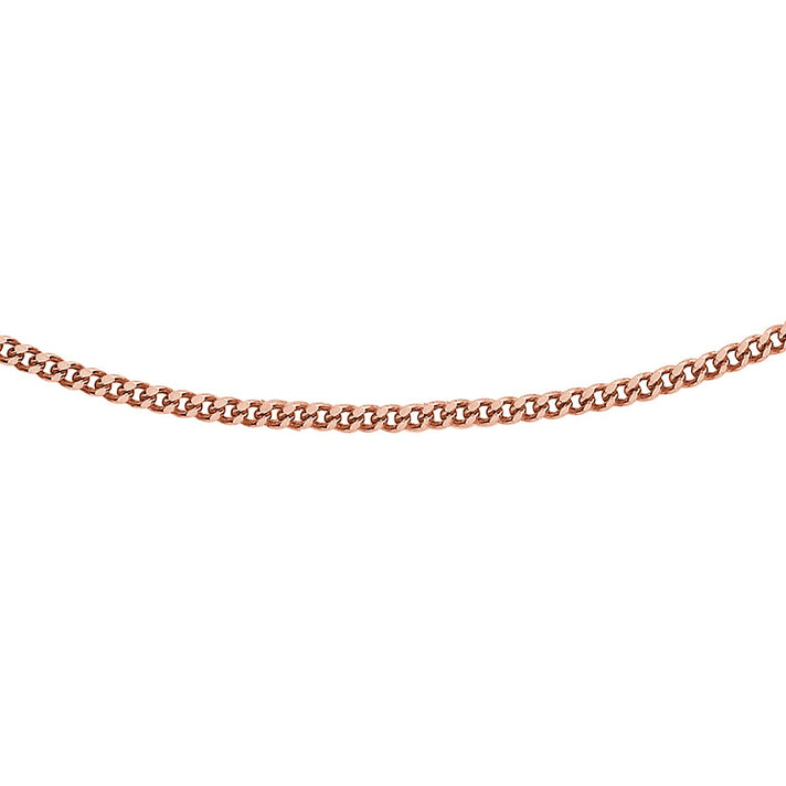 ILIANA 18K Yellow Gold Diamond Cut Adjustable Curb Chain 16 Inch to 18 Inch 7573897 1
