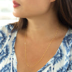 18K Yellow Gold  Chain (Size - 20),  Gold Wt. 1.2 Gms