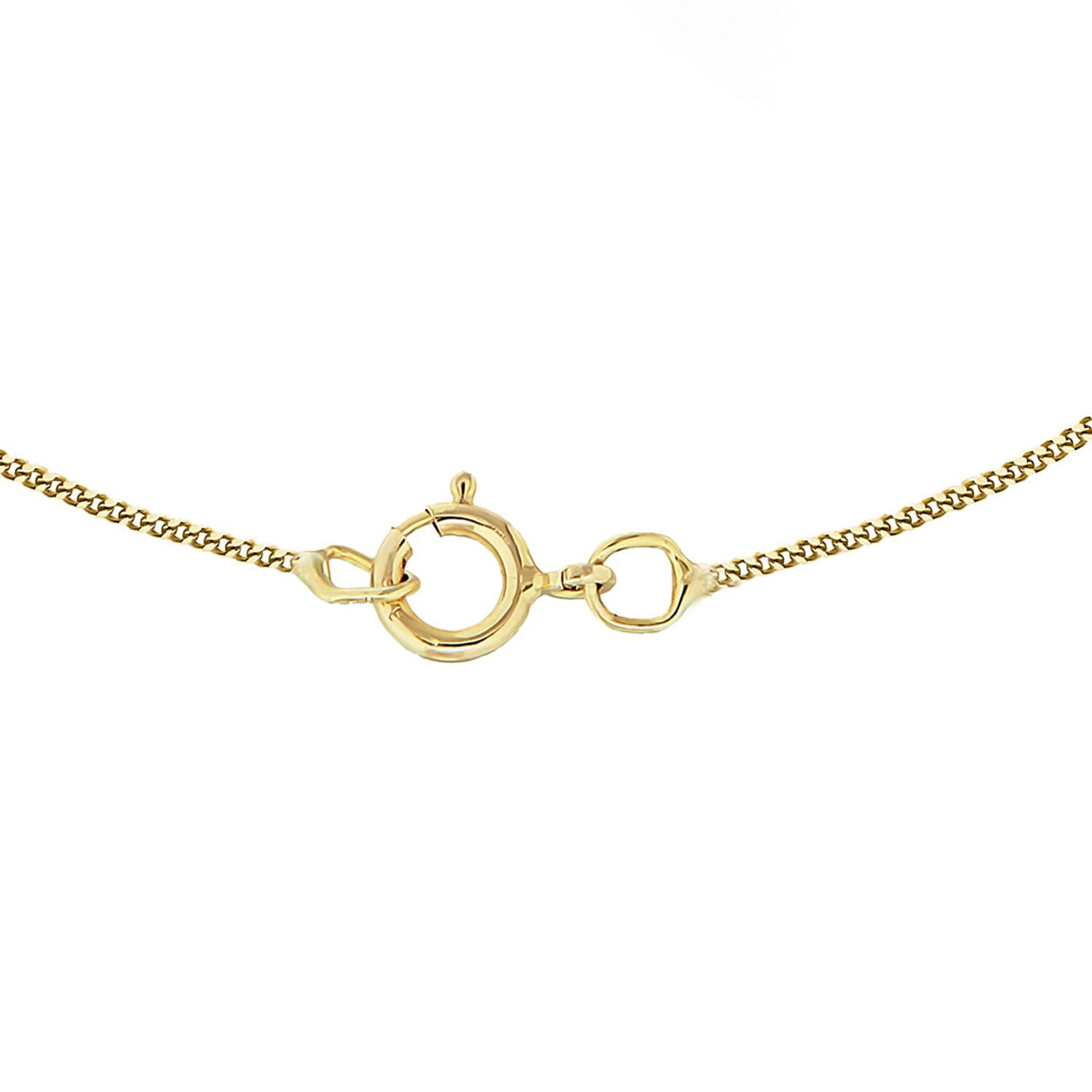ILIANA 18K Yellow Gold Diamond Cut Curb Chain 18 Inch 7572999 3