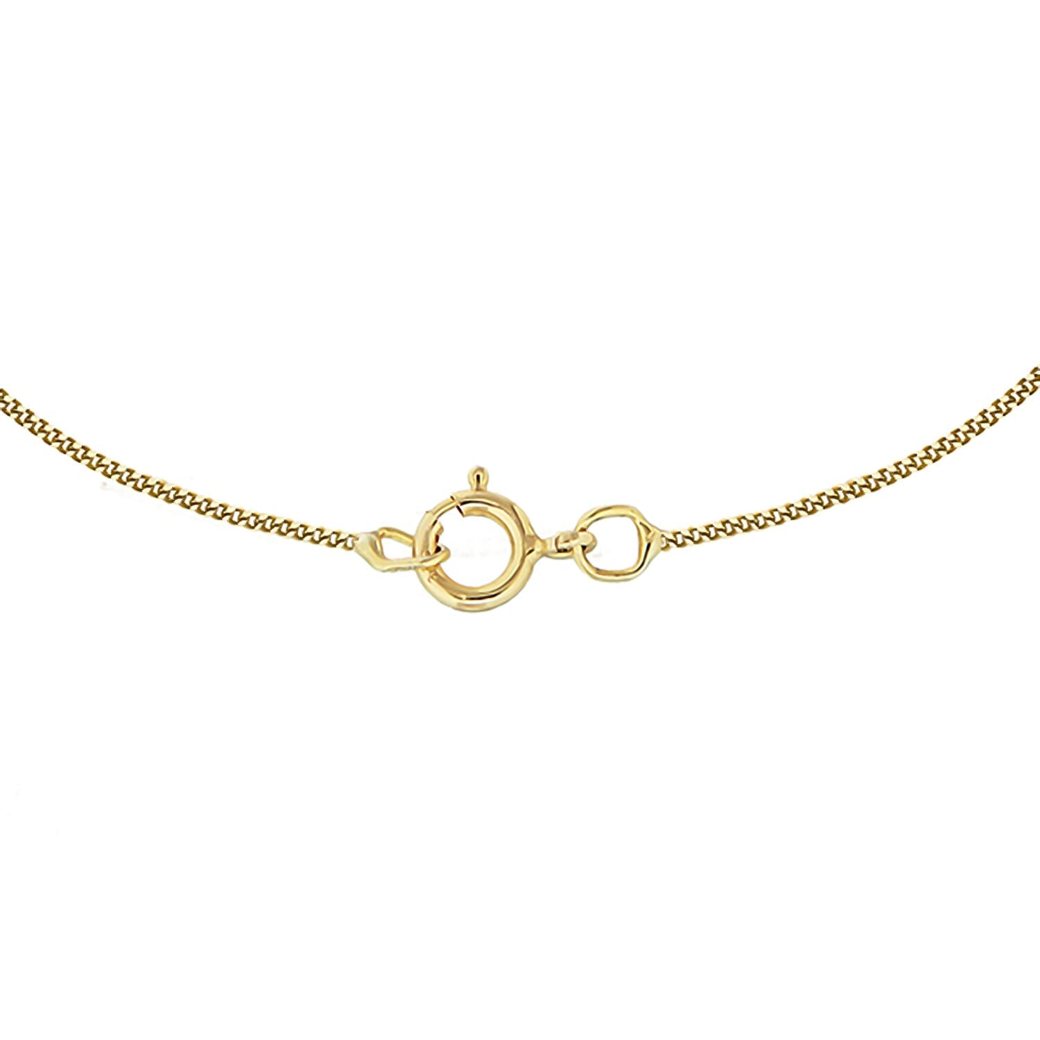 ILIANA 18K Yellow Gold Diamond Cut Curb Chain 20 Inch 2.6g 7573368 3