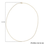 Royal Bali Collection - 18K Yellow Gold Diamond Cut Curb Necklace (Size - 18)