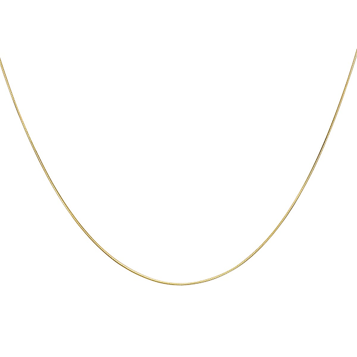 ILIANA 18K Yellow Gold Mini Round Snake Chain 18 Inch 7574857 1