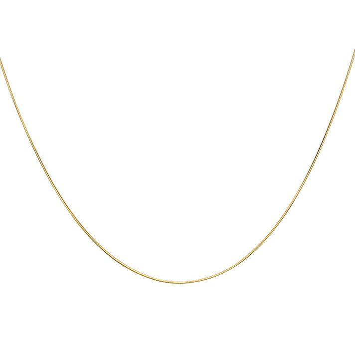 ILIANA 18K Yellow Gold Mini Round Snake Chain 20 Inch 7574863 2