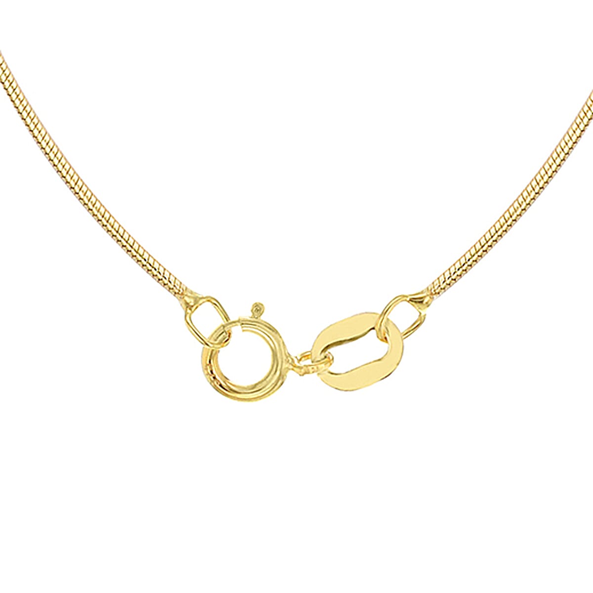 ILIANA 18K Yellow Gold Mini Round Snake Chain 20 Inch 7574863 2