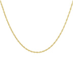 18K Yellow Gold Prince Of Wales Chain (Size 18)