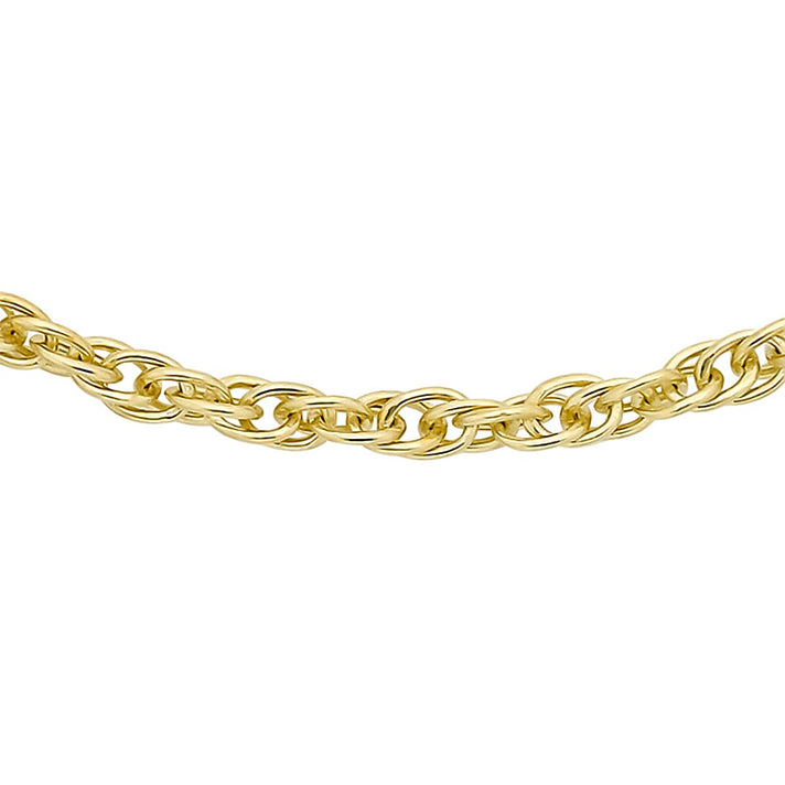 ILIANA 18K Yellow Gold Prince Of Wales Chain 18 Inch 7192322 2