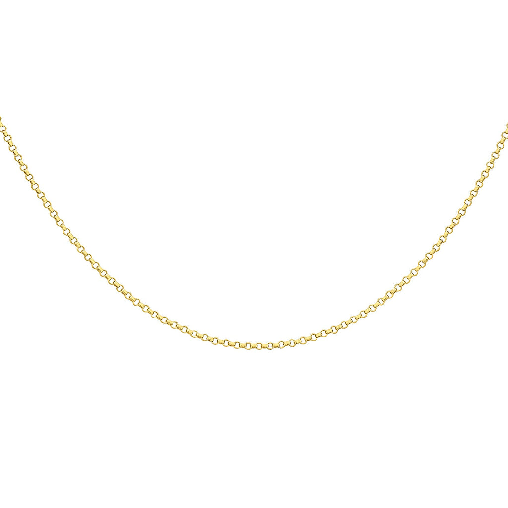 18K Yellow Gold  Chain (Size - 20),  Gold Wt. 2.1 Gms