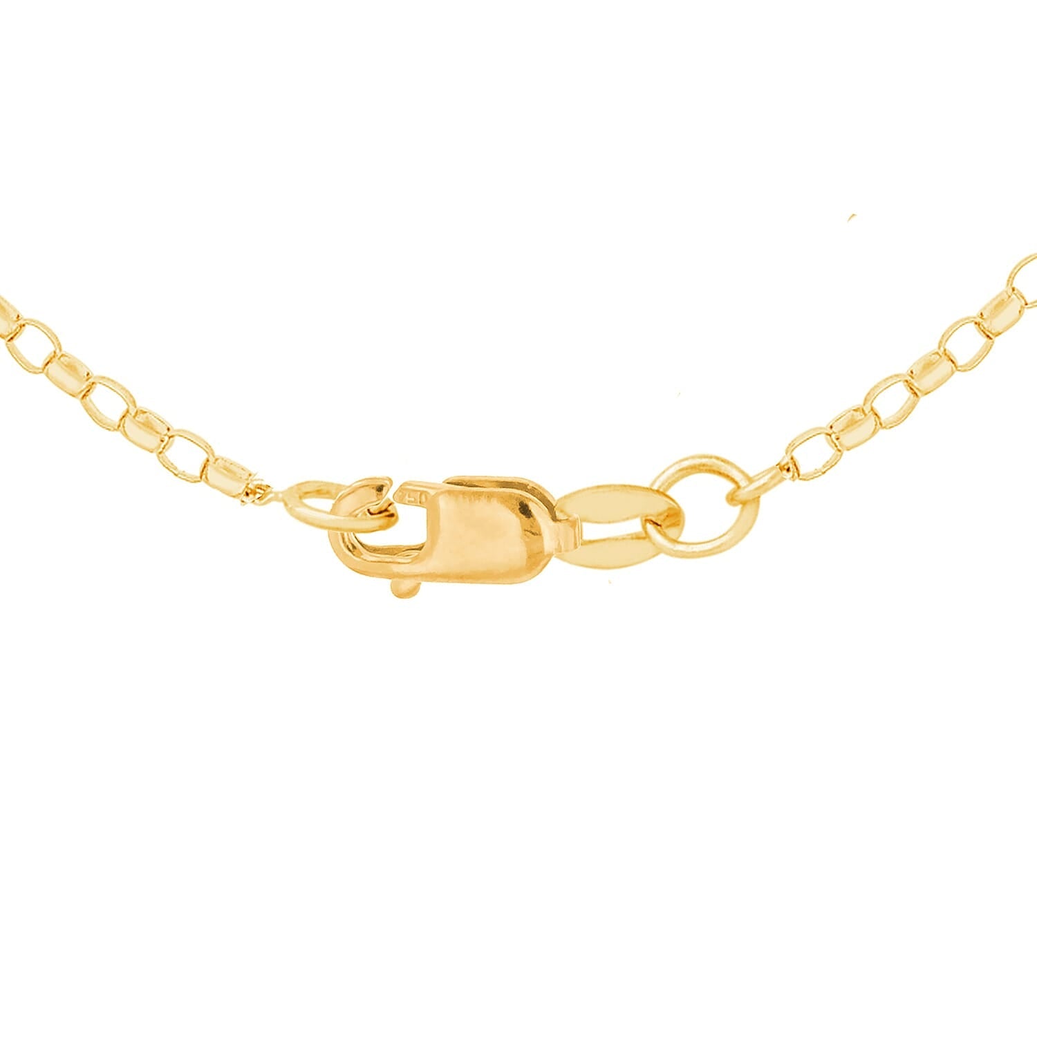ILIANA 18K Yellow Gold Round Belcher Chain 20 Inch 7570501 4