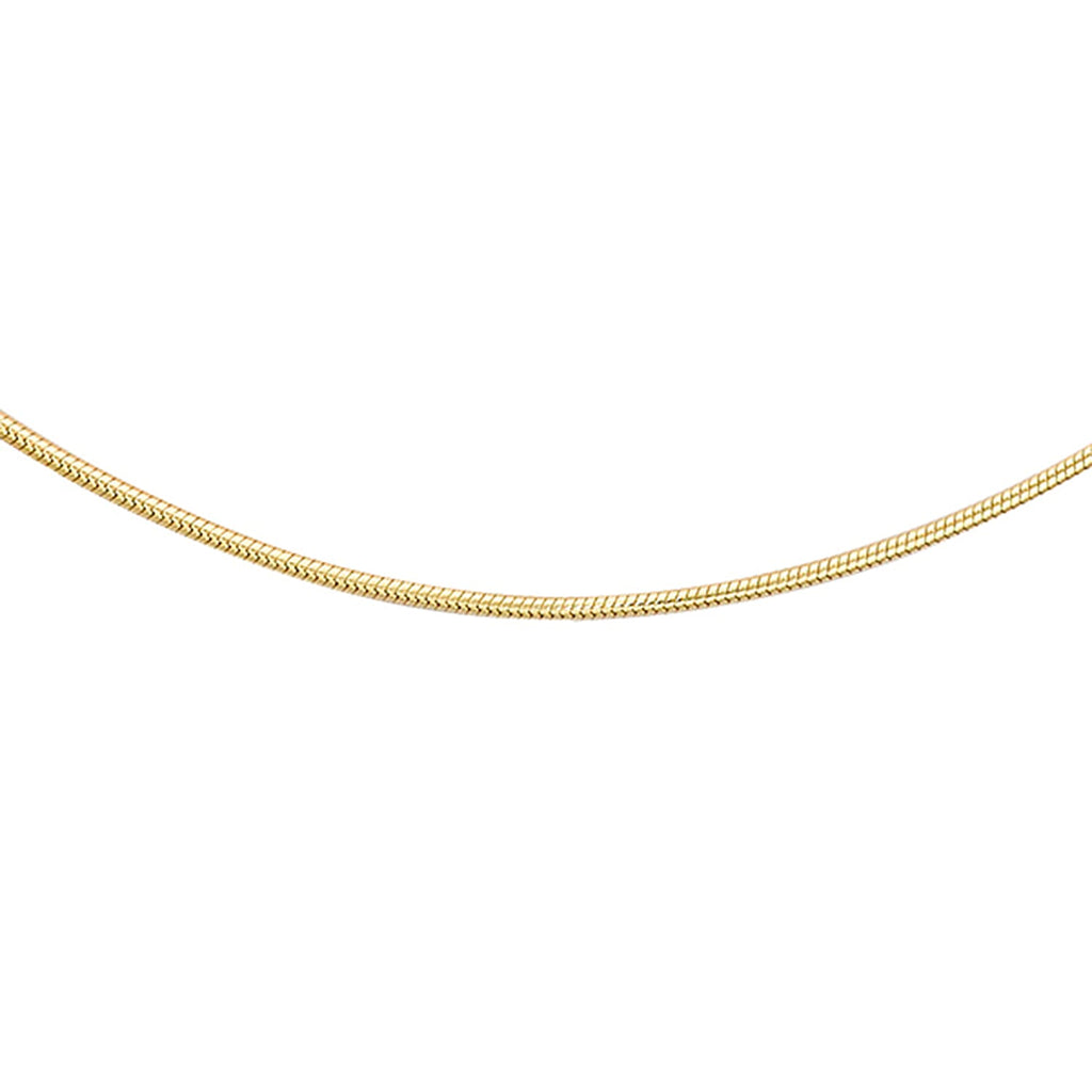 18K Yellow Gold  Chain (Size - 18),  Gold Wt. 3.5 Gms
