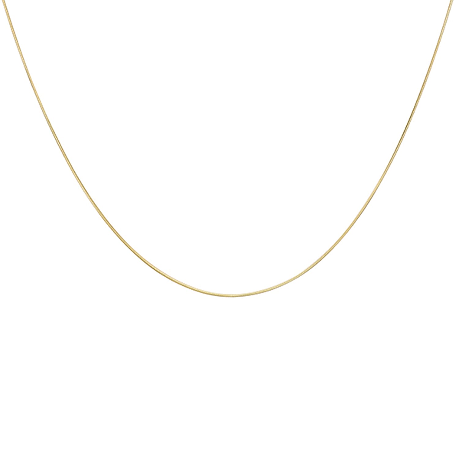 ILIANA 18K Yellow Gold Round Snake Chain 18 Inch 3.5g 7574581 3