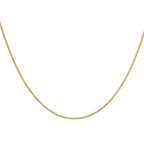 18K Yellow Gold Spiga Chain With Lobster Clasp (Size - 16)