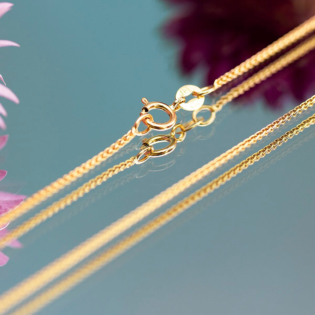 18K Yellow Gold  Chain (Size - 20),  Gold Wt. 2.9 Gms