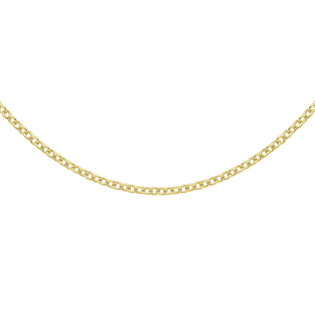 18K Yellow Gold  Chain (Size - 18),  Gold Wt. 2.6 Gms