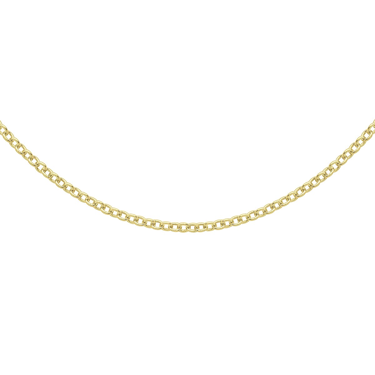 ILIANA 18K Yellow Gold Trace Chain 18 Inch 7575391 0
