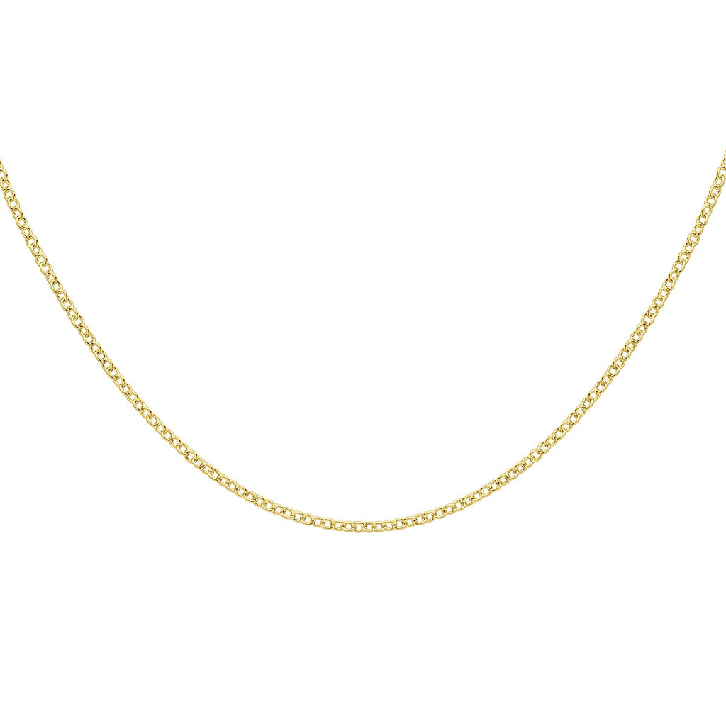 18K Yellow Gold  Chain (Size - 18),  Gold Wt. 2.6 Gms