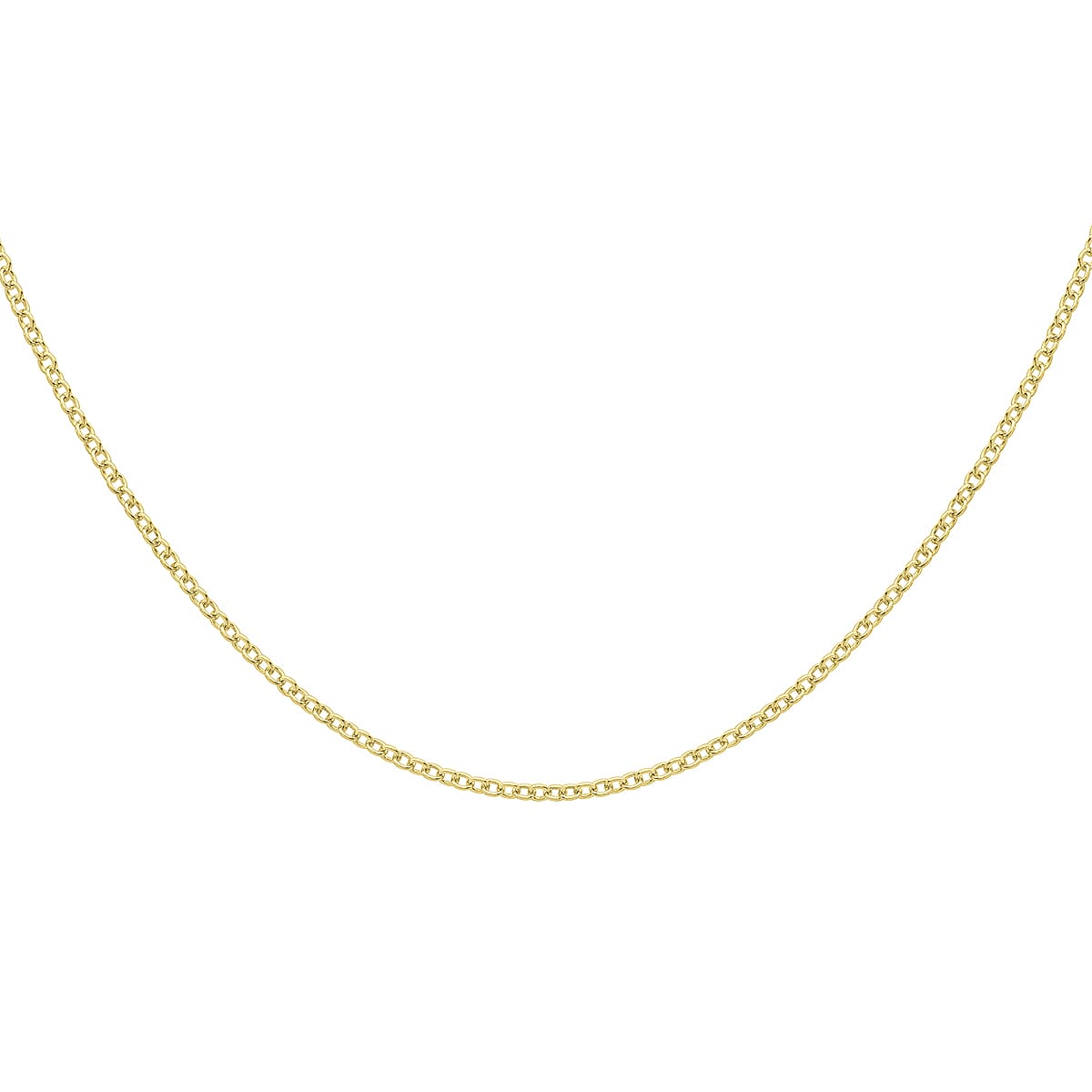 ILIANA 18K Yellow Gold Trace Chain 18 Inch 7575391 1