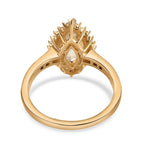 ILIANA 18K Yellow Gold AAA Turkizite and Diamond (SI-G-H) Ring 2.22 Ct.