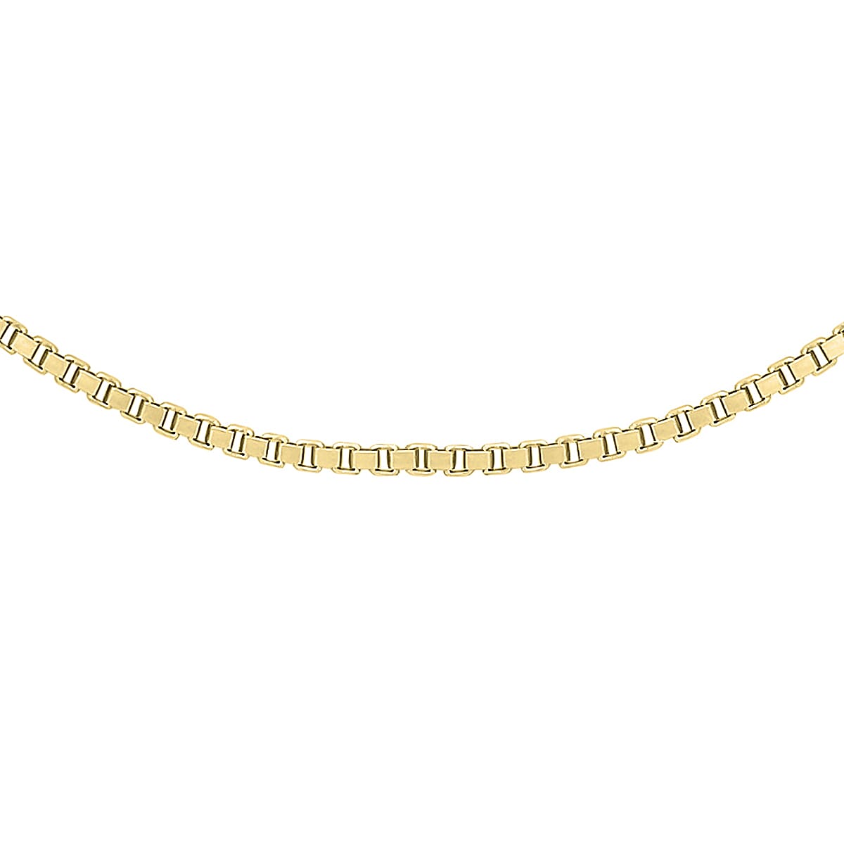 ILIANA 18K Yellow Gold Venetian Box Chain 18 Inch 7571659 0