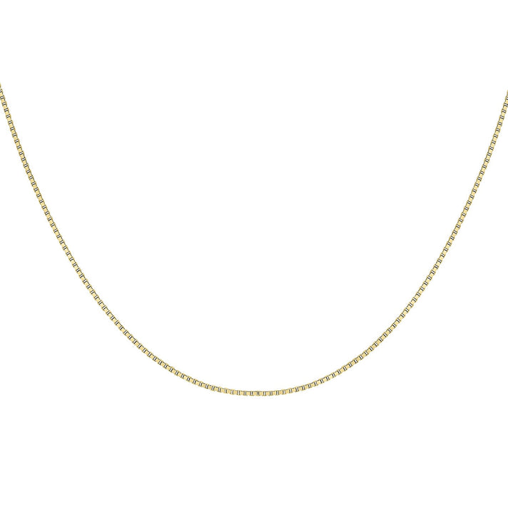 ILIANA 18K Yellow Gold Venetian Box Chain 20 Inch 7571710 1