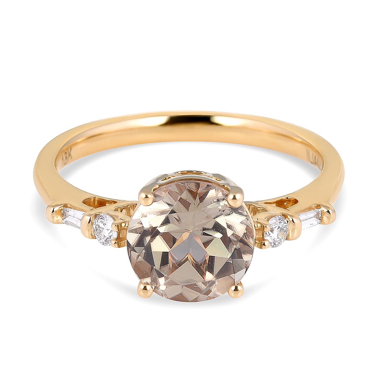 ILIANA 2.35 Ct. AAA Turkizite and Diamond (SI G-H) Ring in 18K Yellow Gold 3879147 7