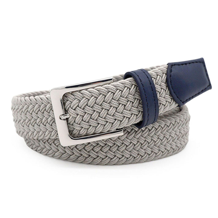 Coastal Mens Braided Elastic Stretch Belt (Size M-L) - Grey 8359909 1