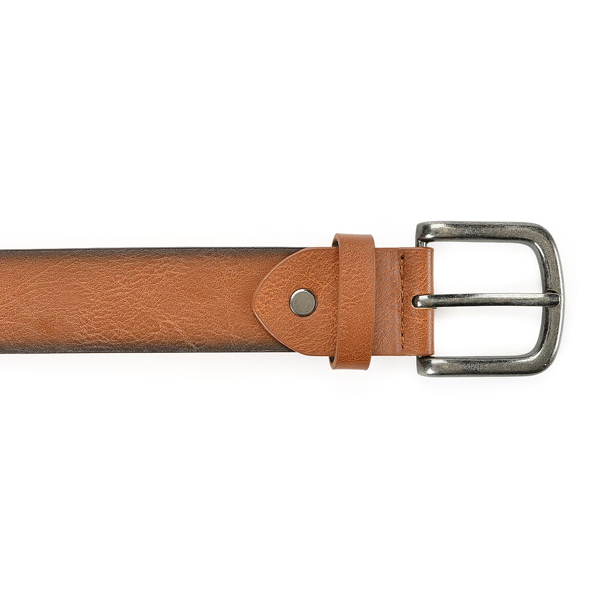 Mens Classic Leather Belt (Size XXL) - Orange V32667323 0