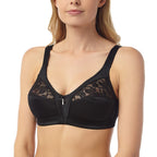 Marlon Full Cup Soft Front Fastening Brassiere (Size 34DD) - Black