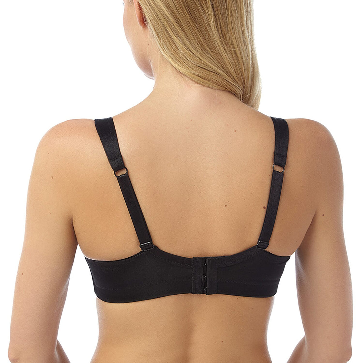 Marlon Full Cup Soft Front Fastening Brassiere (Size 34DD) - Black V32577319 1