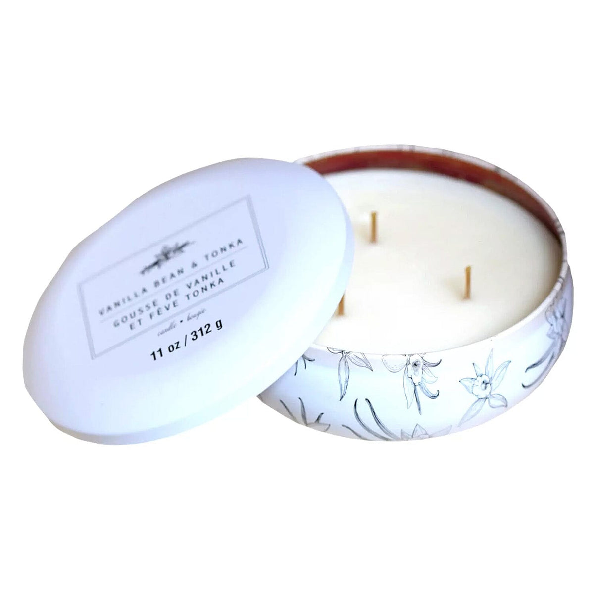 Ashland 3 Wick  Candle in a Tin - Vanilla Bean &amp; Tonka V32517406 0