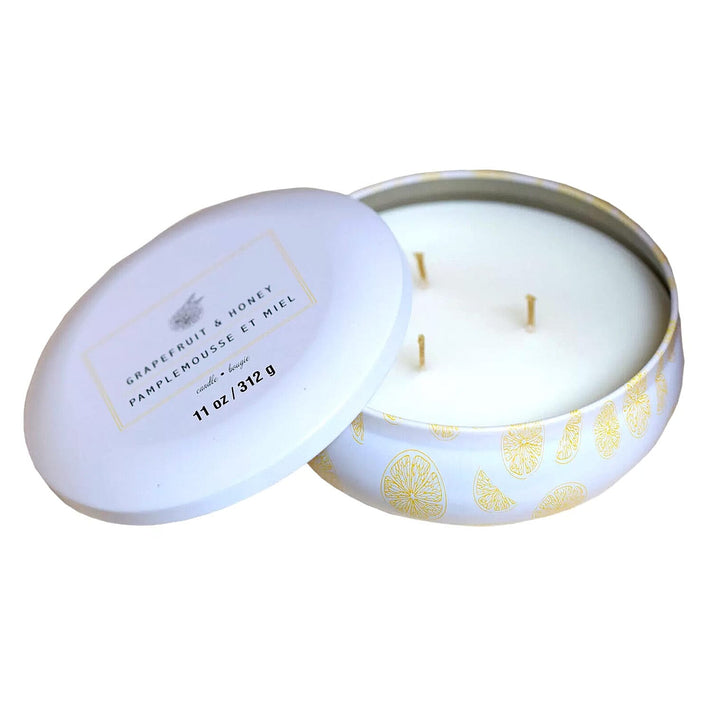 Ashland 3 Wick Tin Candle - Grapefruit - Honey, 11oz (312g) 8358225 1