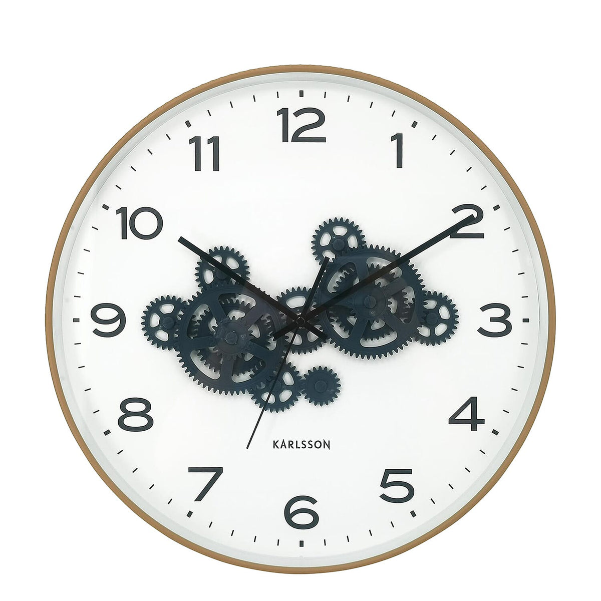 KARLSSON Open Gear Wall Clock (40cm) - Blue Gears V32718838 0